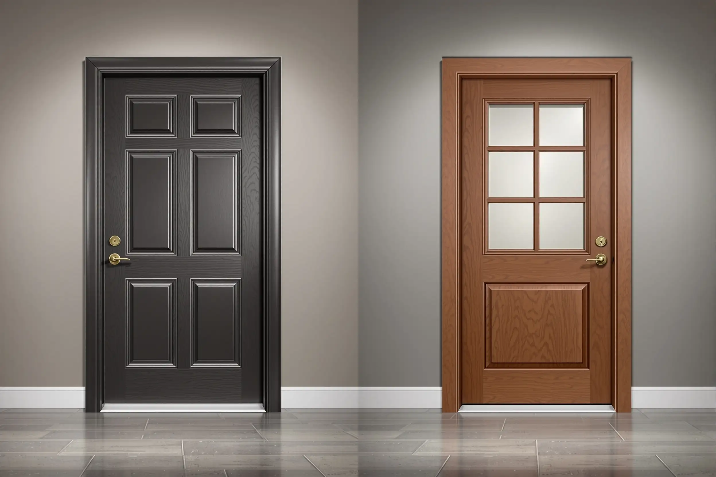 Steel and Fiberglass Novatech Door Options