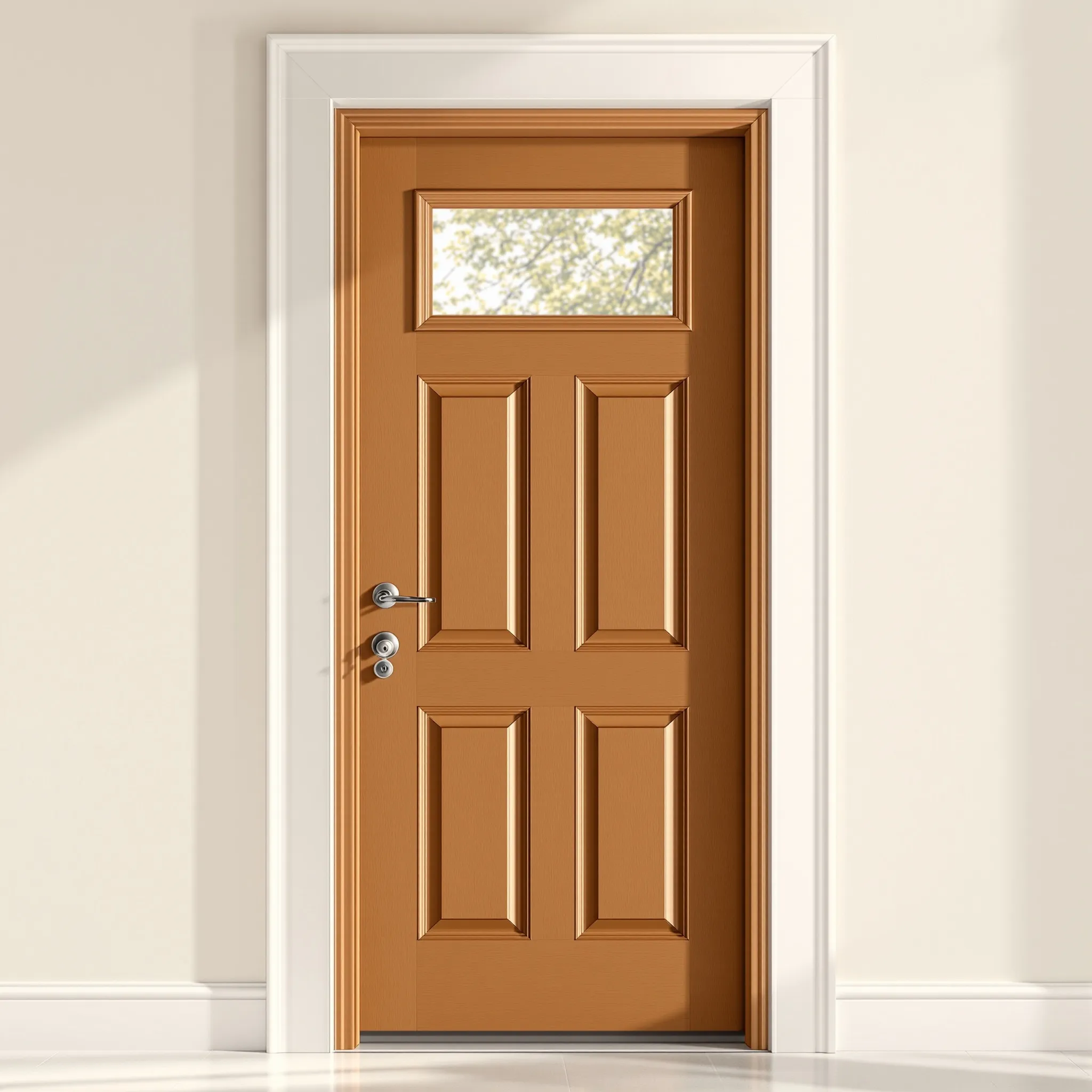 Fiberglass Entry Door with Transom
