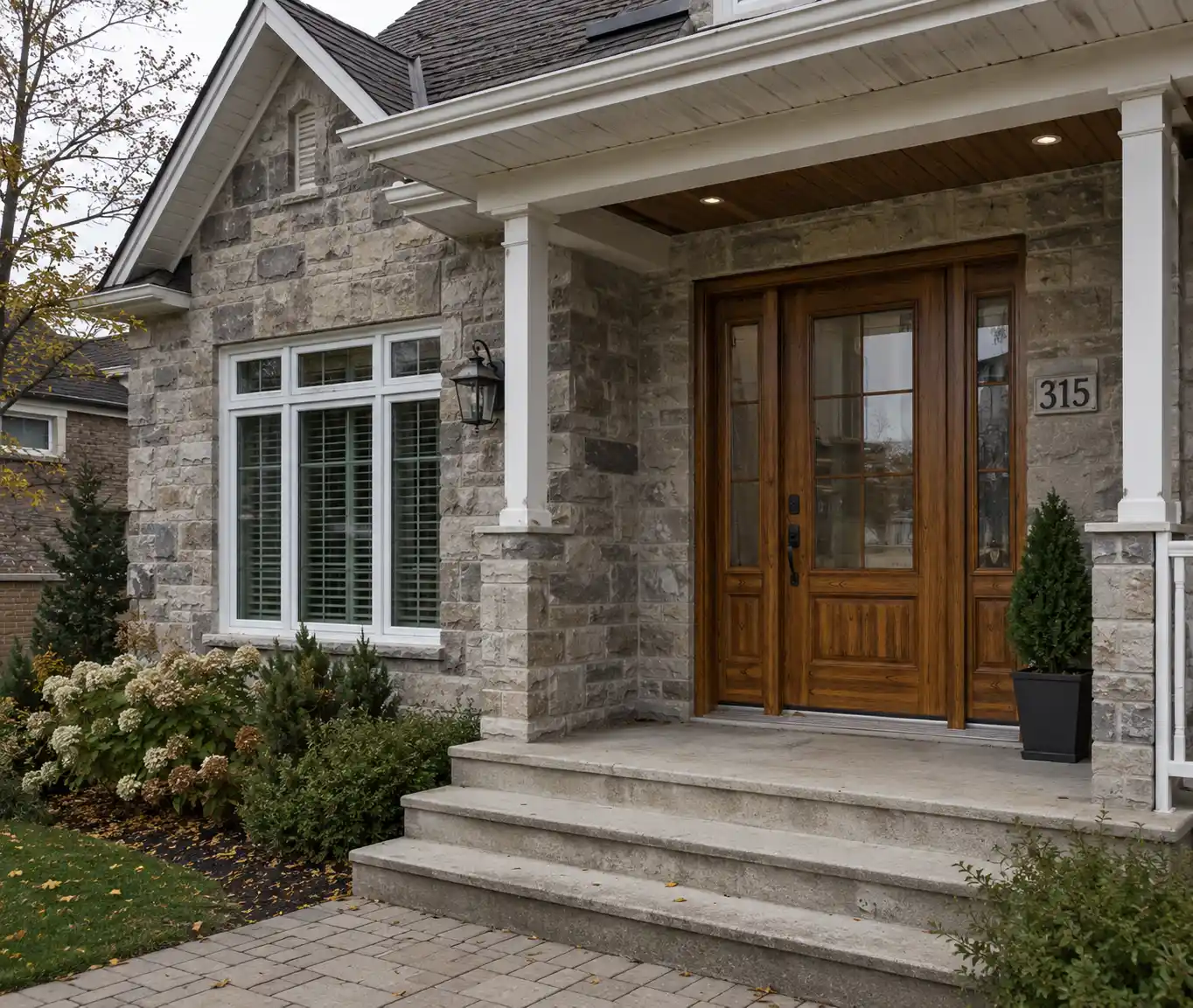 Imitation Wood Entrance Door